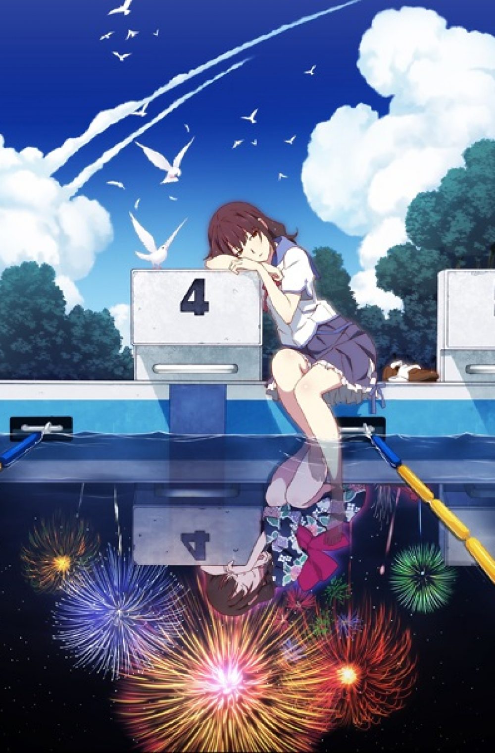 Fireworks, Should We See It from the Side or the Bottom? Uchiage Hanabi, Shita kara Miru ka? Yoko kara Miru ka?